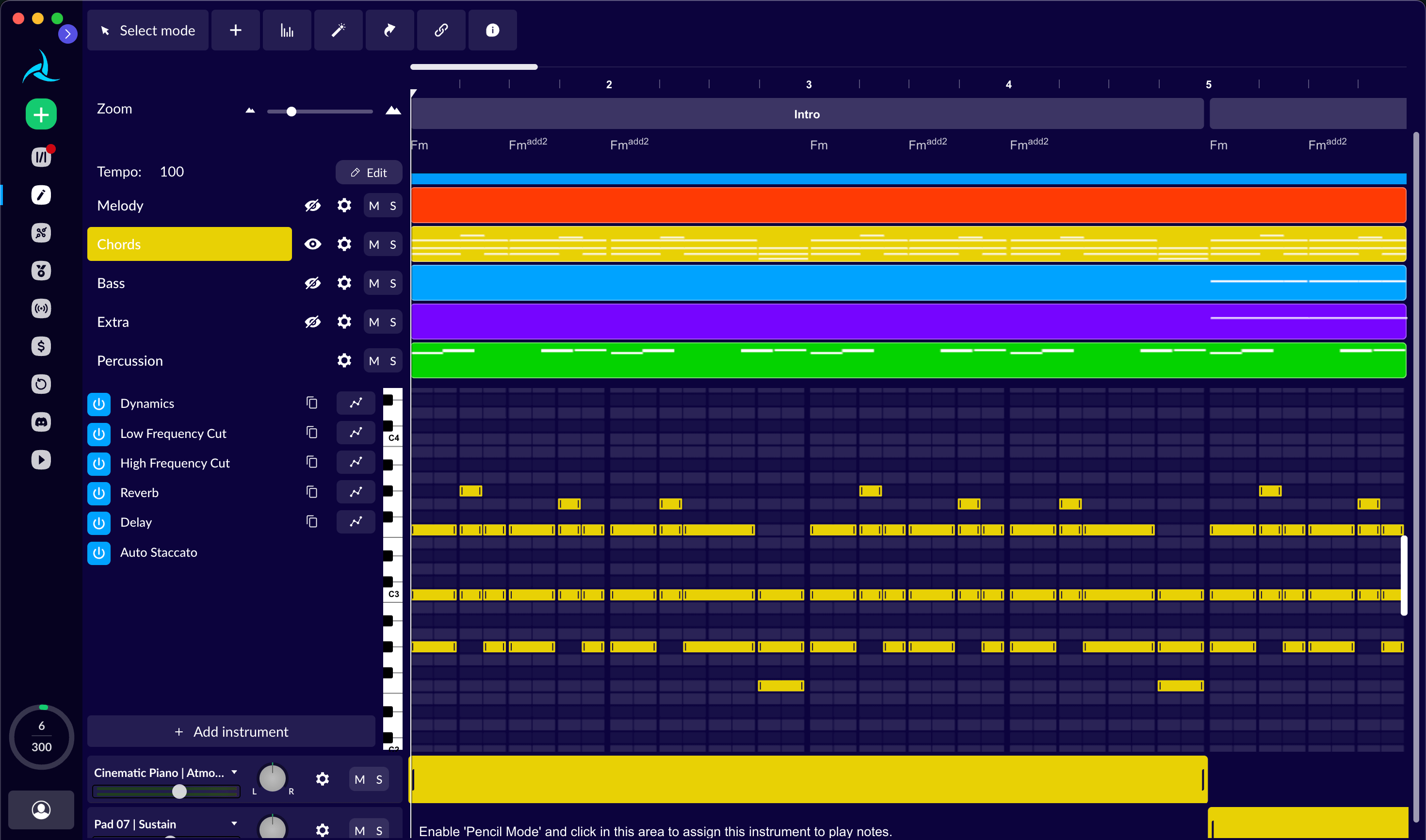 AIVA screenshot 2