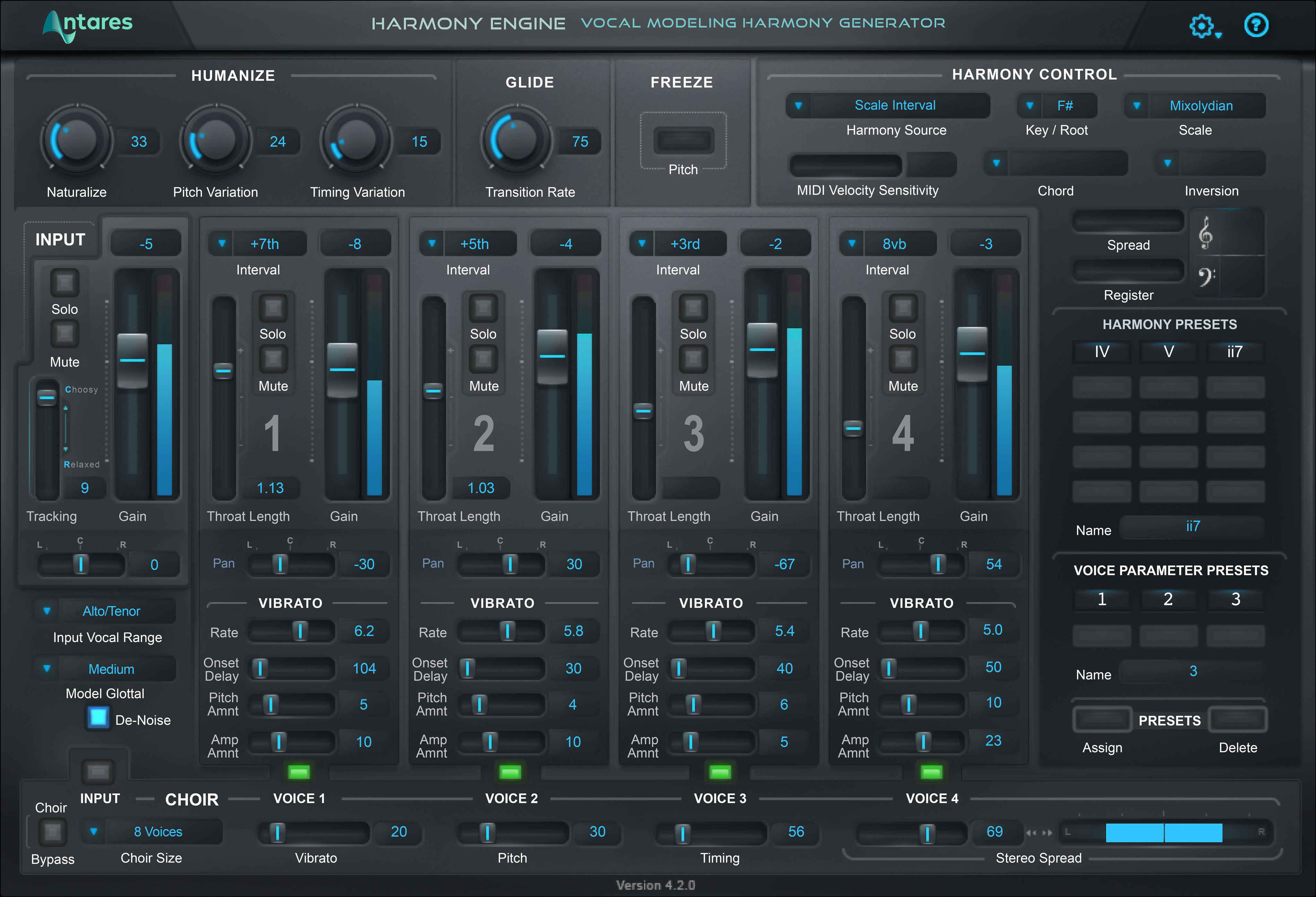 Antares Harmony Engine screenshot 1