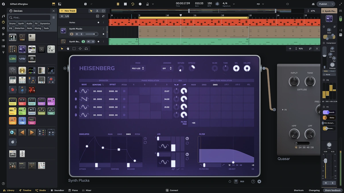 Audiotool screenshot 1