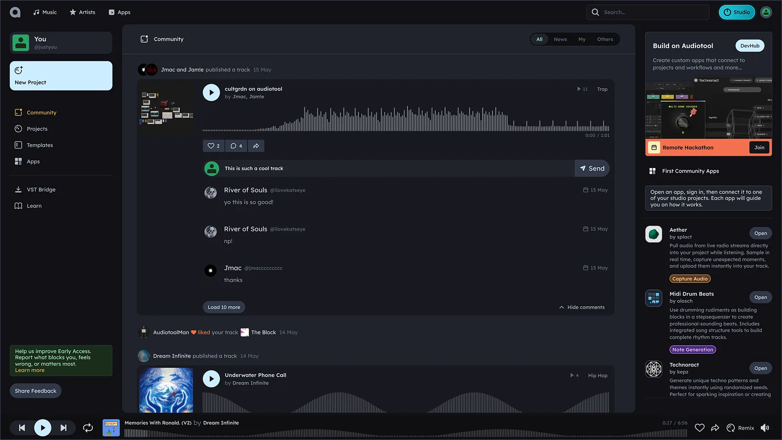 Audiotool screenshot 2