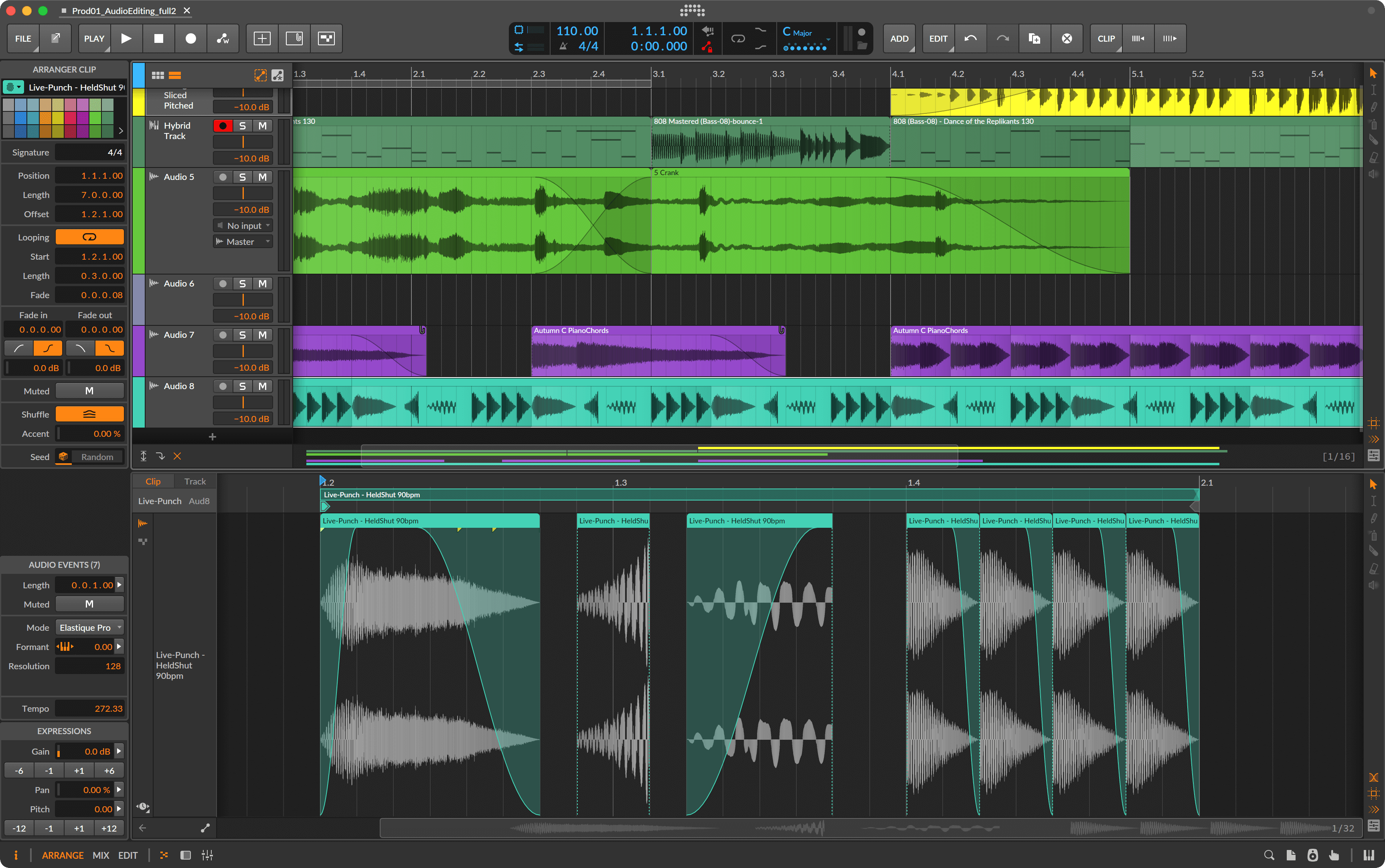 Bitwig Studio screenshot 1