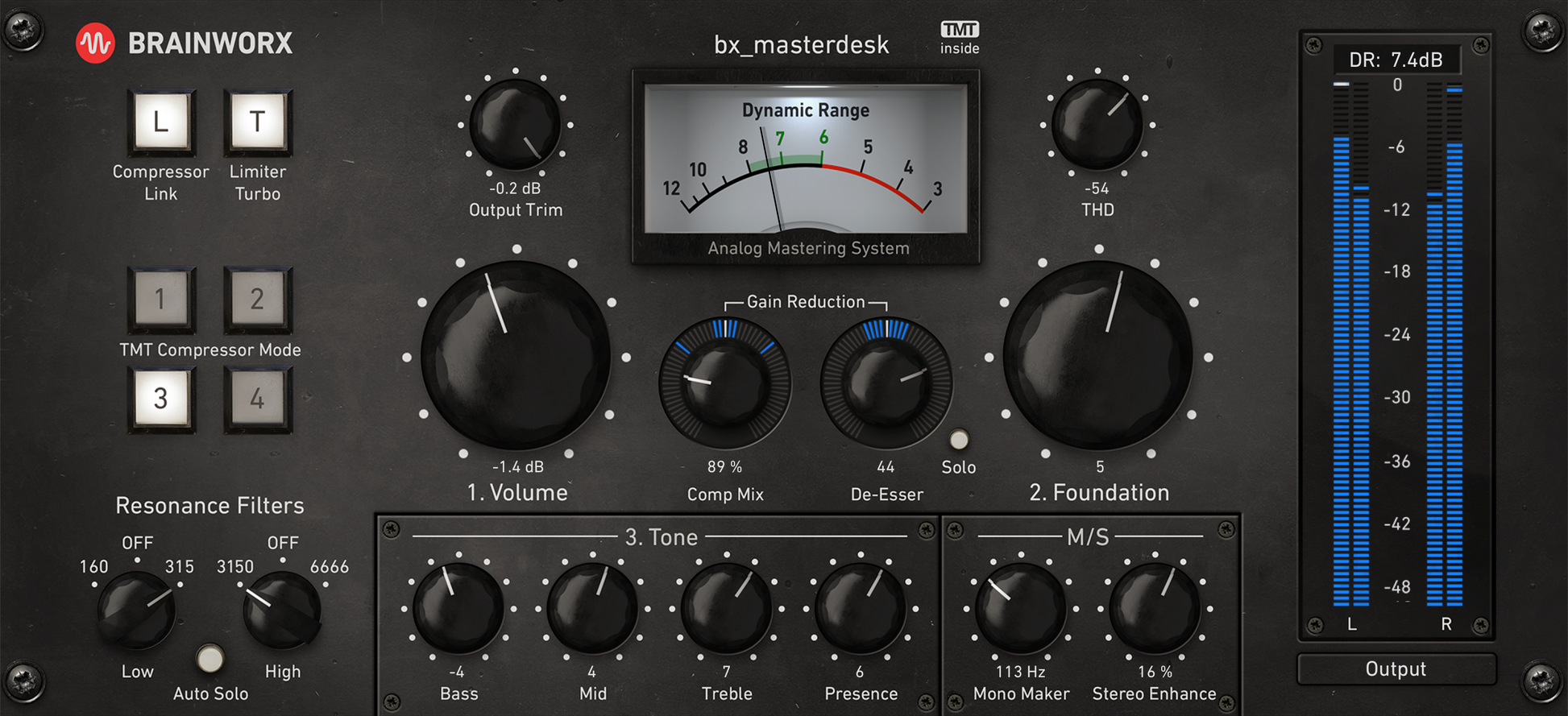 Brainworx bx_masterdesk screenshot 1