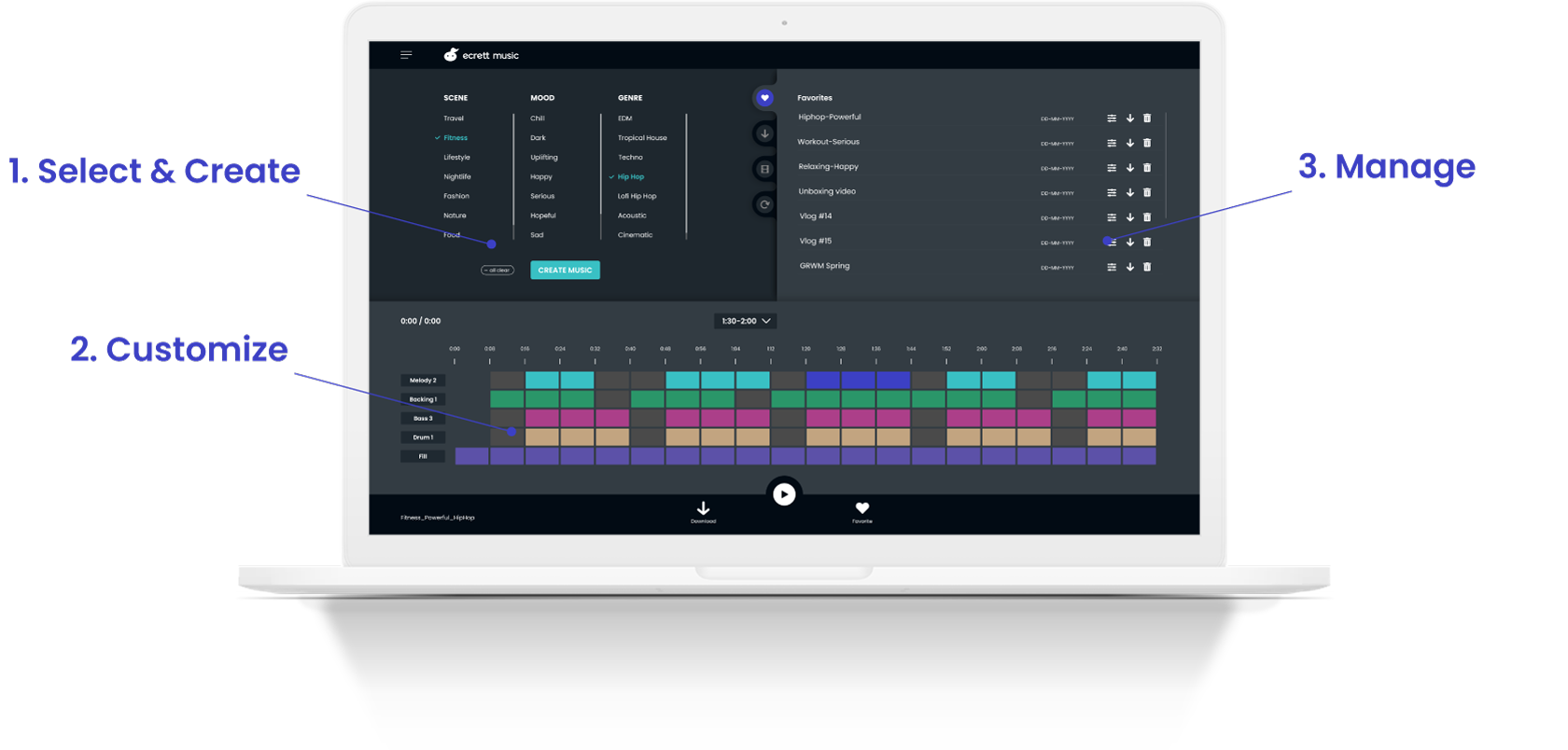 Ecrett Music screenshot 1