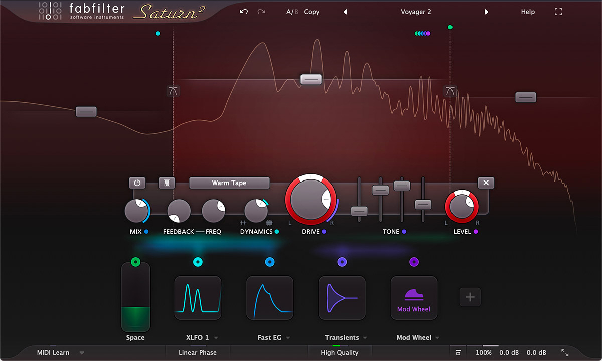 FabFilter Saturn 2 screenshot 1