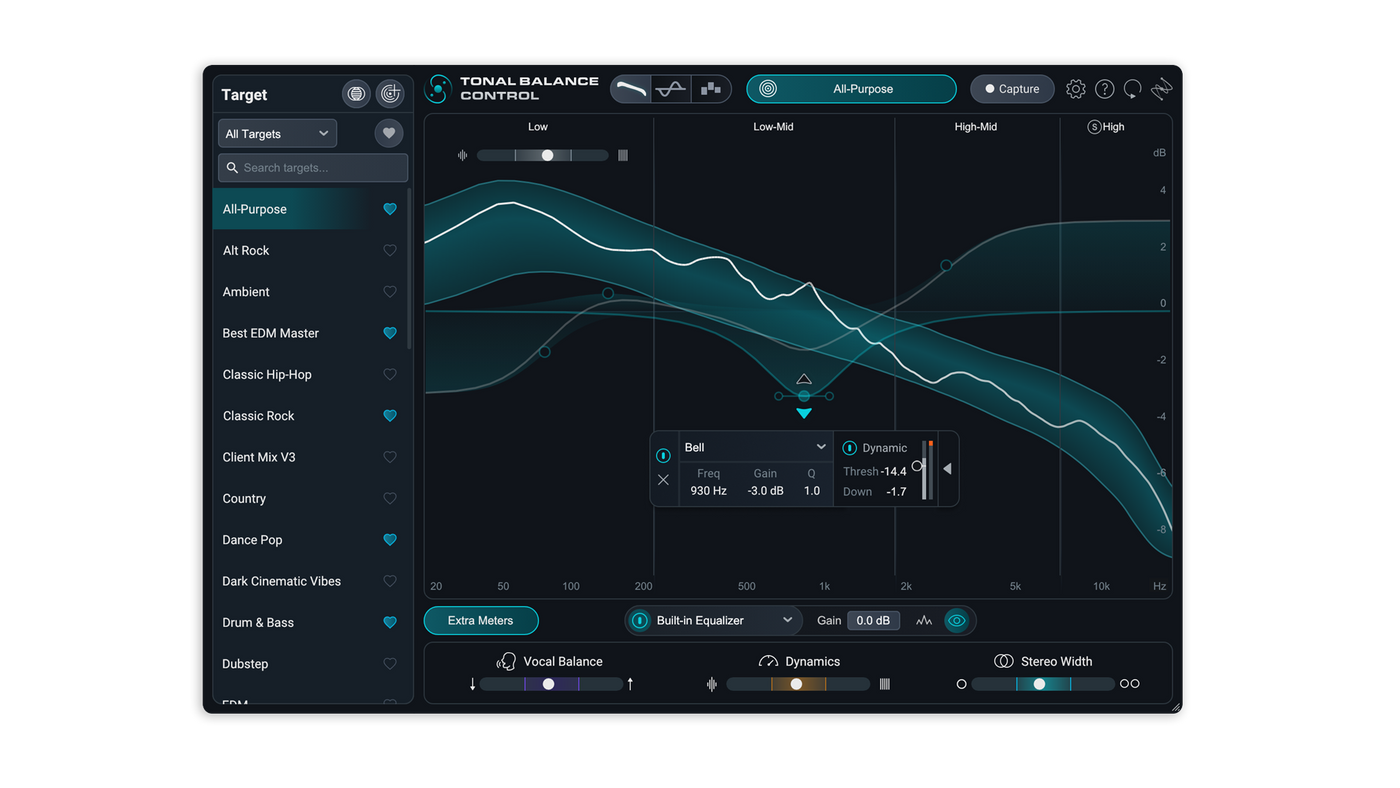 iZotope Tonal Balance Control screenshot 1