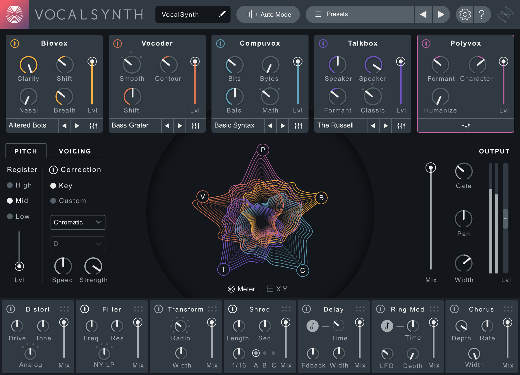 iZotope VocalSynth 2 screenshot 2