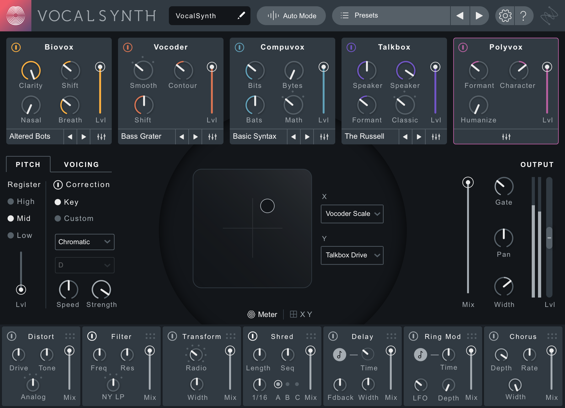iZotope VocalSynth 2 screenshot 3