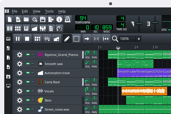 LMMS screenshot 1
