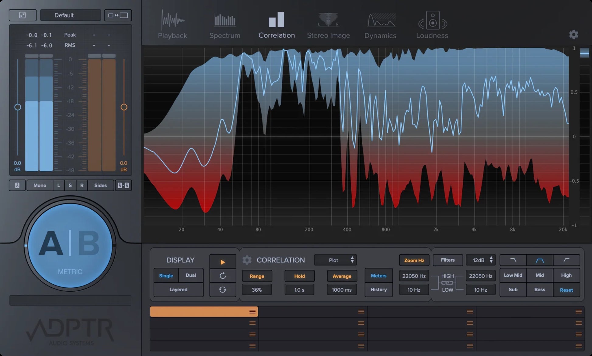 Metric AB screenshot 1