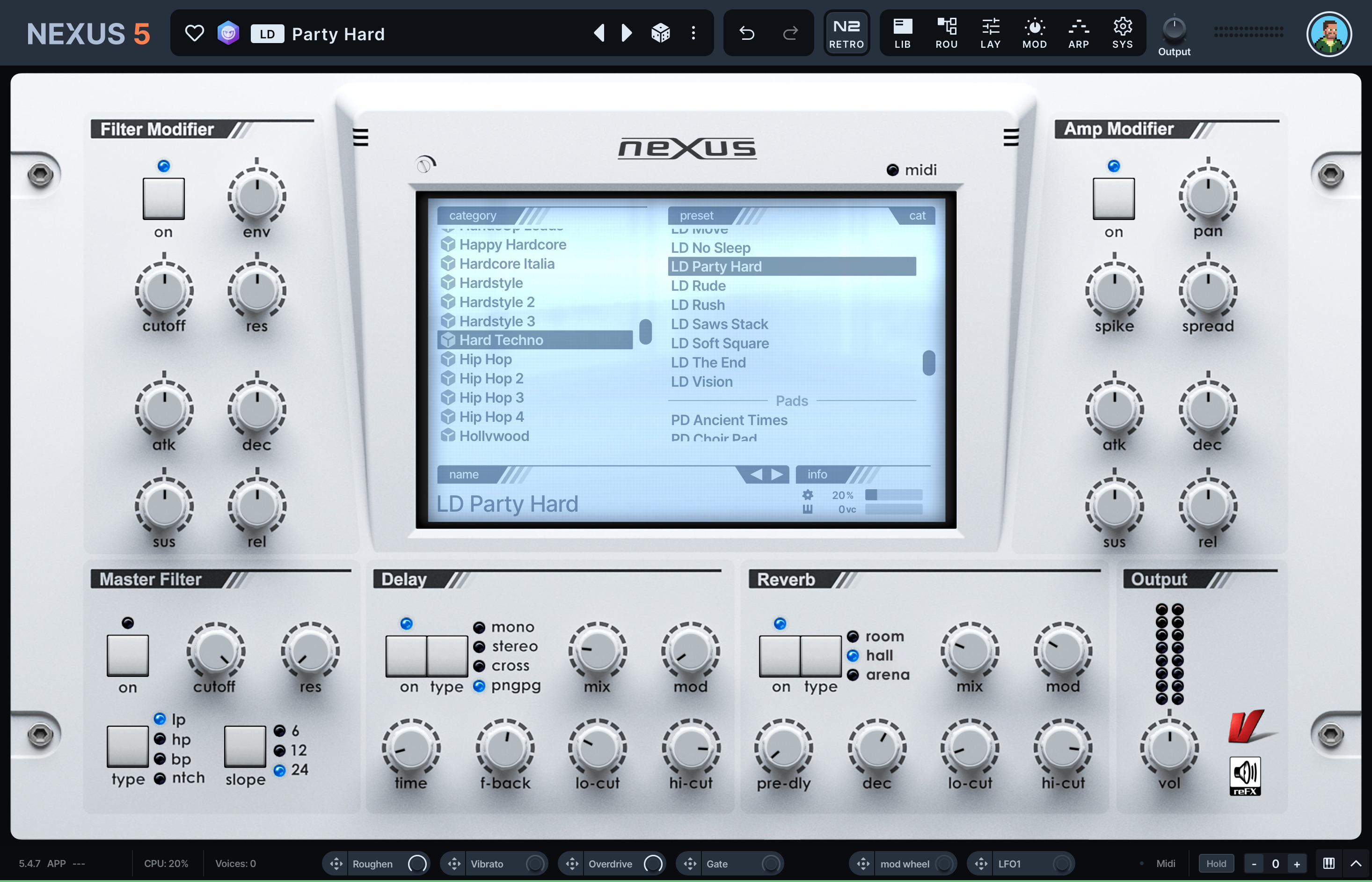Nexus screenshot 1
