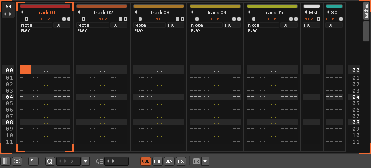 Renoise screenshot 2