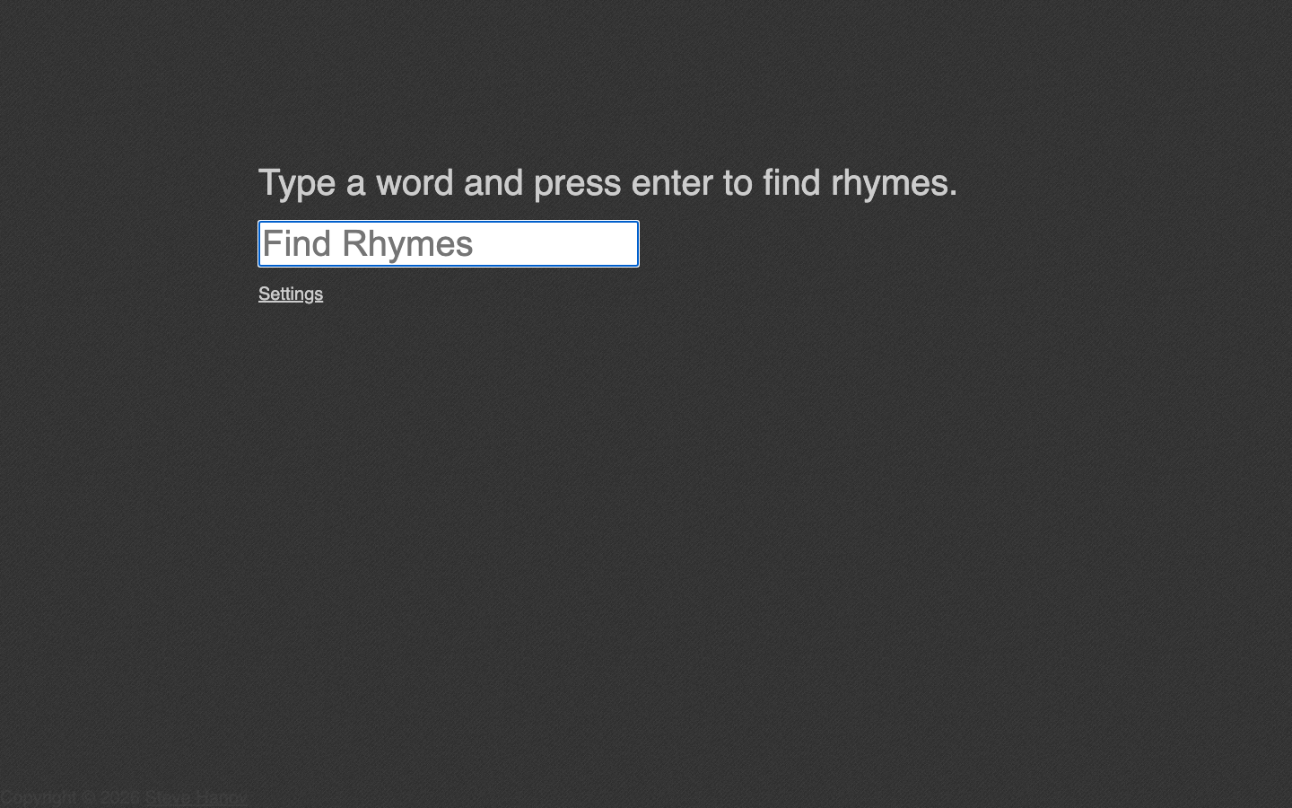 RhymeBrain screenshot 1