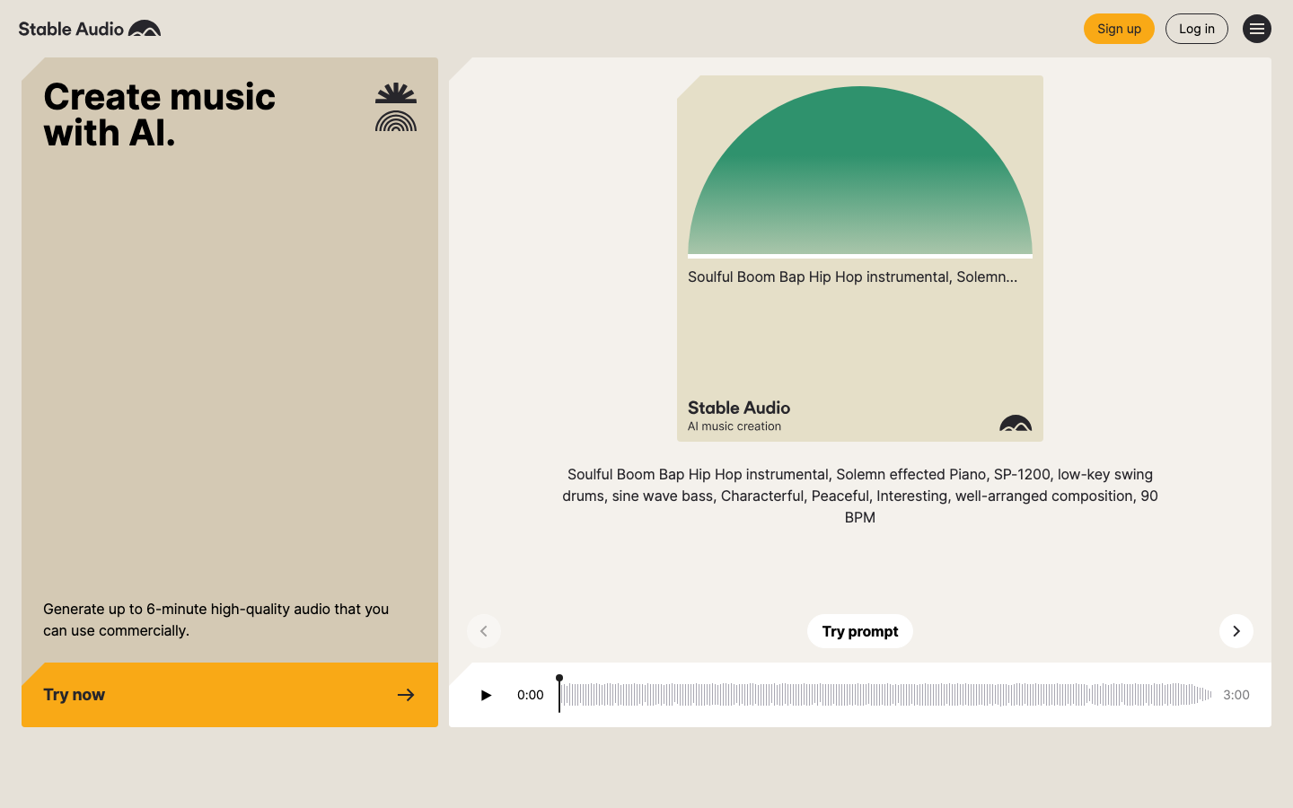 Stable Audio screenshot 1