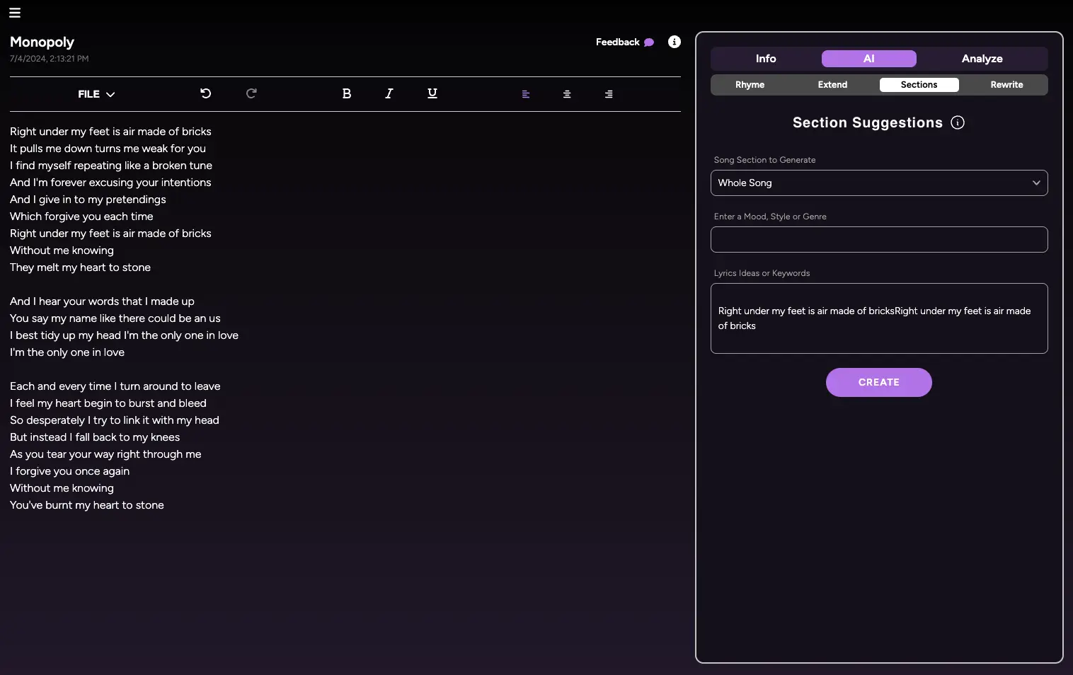 Staccato screenshot 1