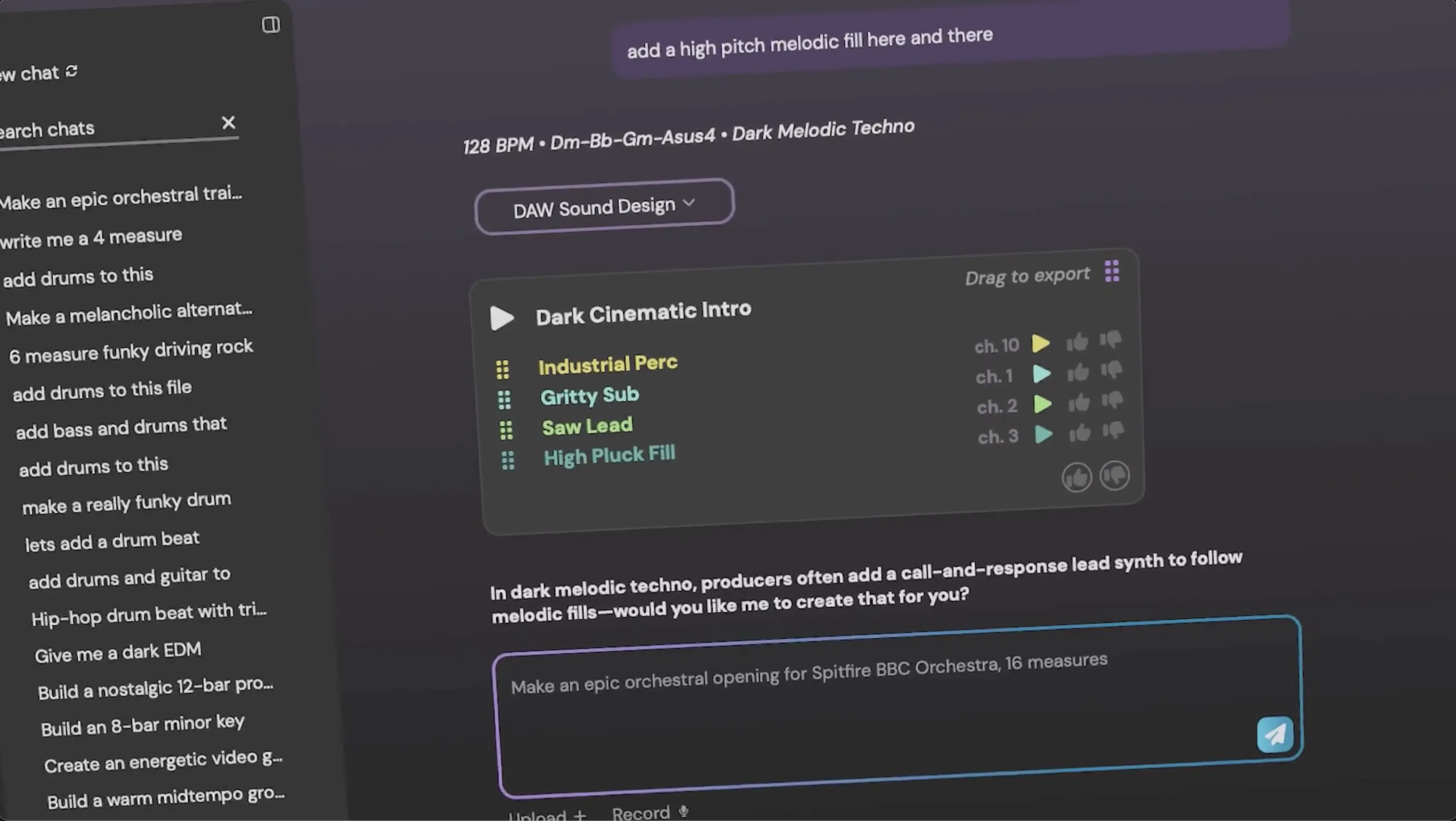 Staccato screenshot 2