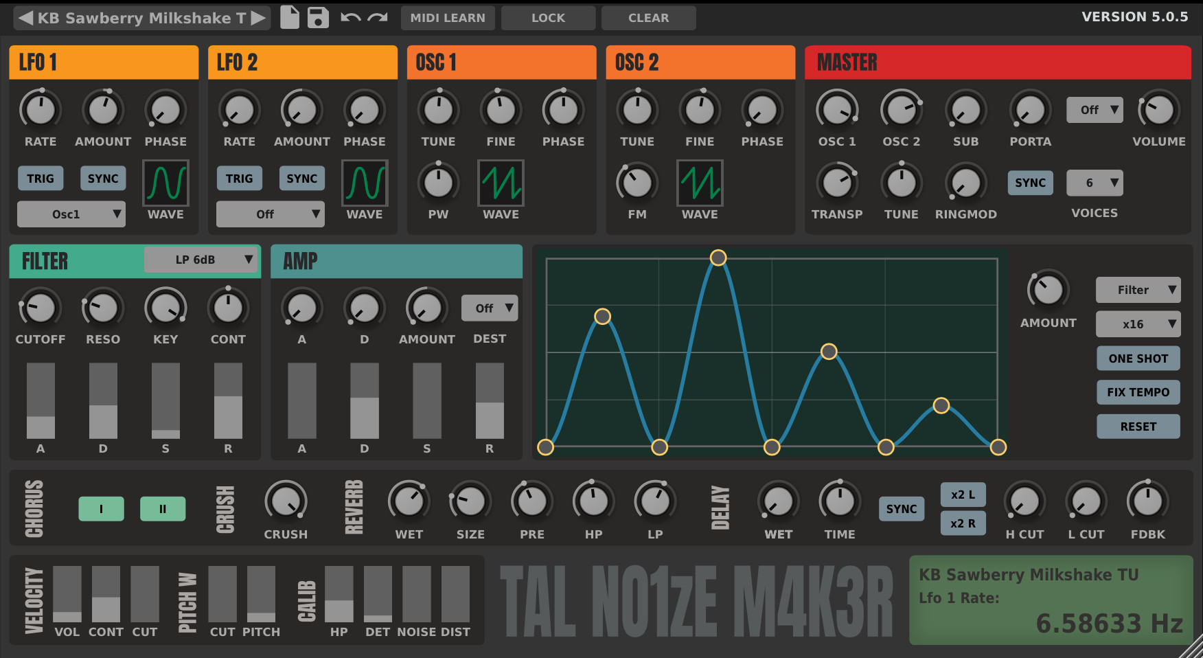 TAL-NoiseMaker screenshot 1