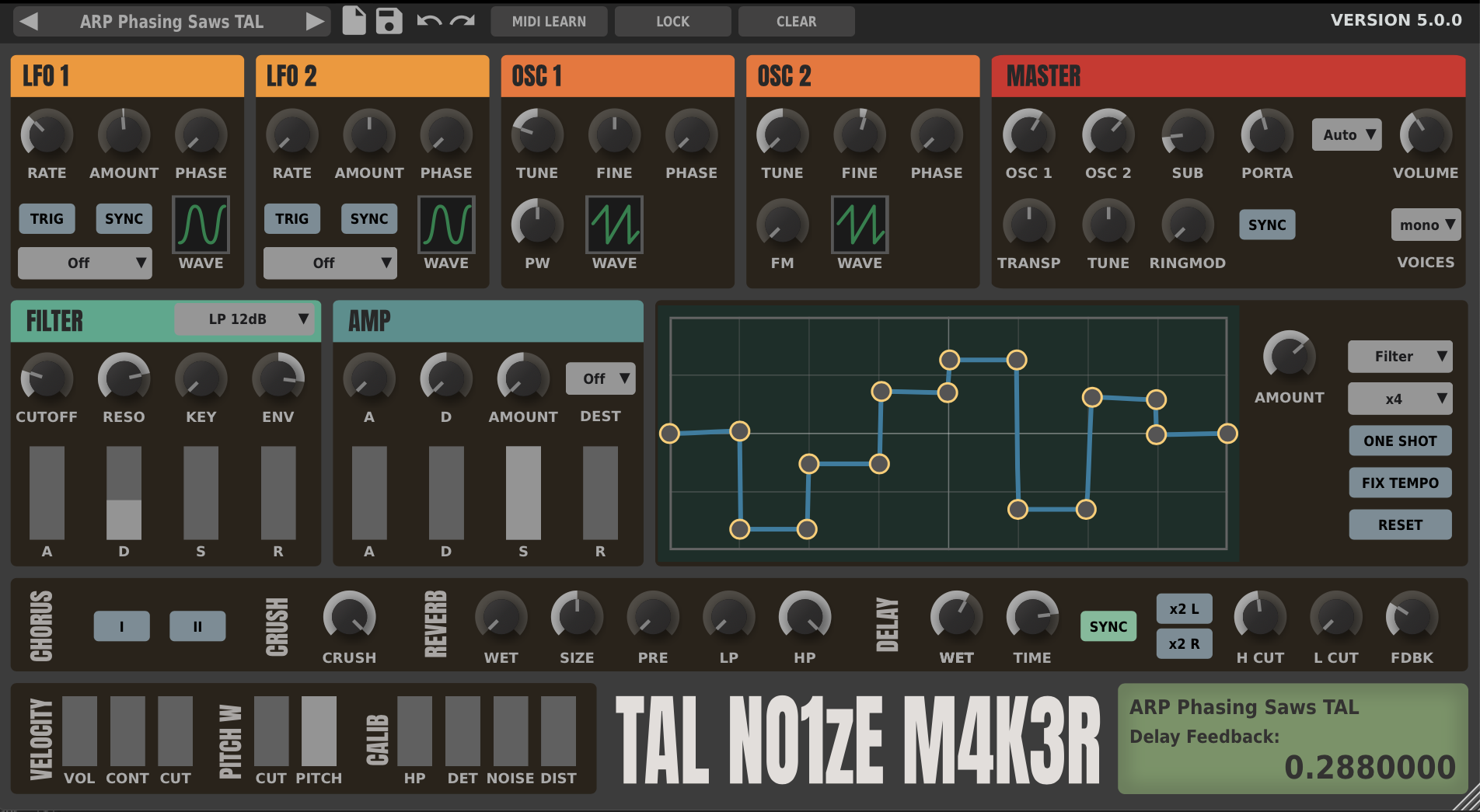 TAL-NoiseMaker screenshot 2