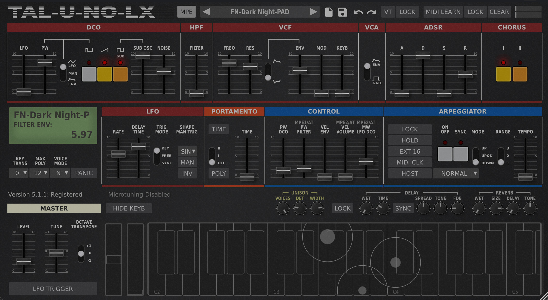 TAL-U-NO-LX screenshot 2